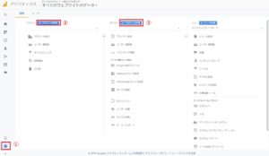 Googleアナリティクス アカウント・プロパティ作成