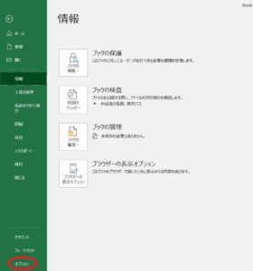 03 エクセルマクロ 開発タブ オプション